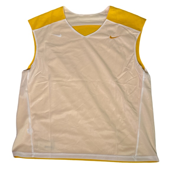 Nike Men Size Small Reversible Practice Jersey Yellow and/or White New - Picture 4 of 6